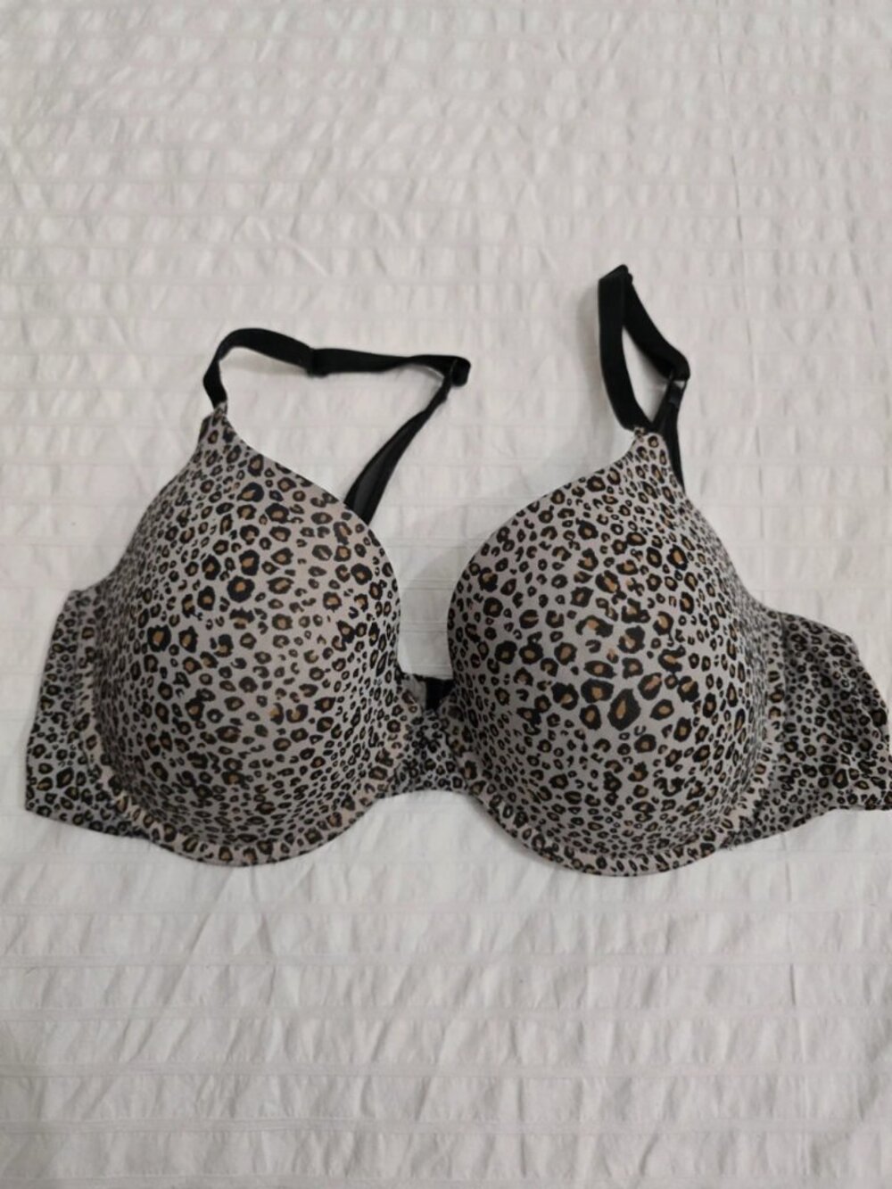 Leopard Print Push Up Bra Women's US 38C